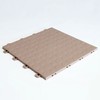 BlockTile B0US5130 Garage Flooring Interlocking Tiles Coin Top Pack, Beige,