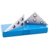 RANJOVER Solid Angle Plate Set 30-60-90 Degree & 45-45-90 Degree,