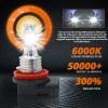 AUIMSOCO H11 LED Headlight Super Bright Bulbs Kit White 6000K