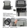 Alomejor Hand Crank Manual Boilie Ice Crusher, Kitchen Bar Ice