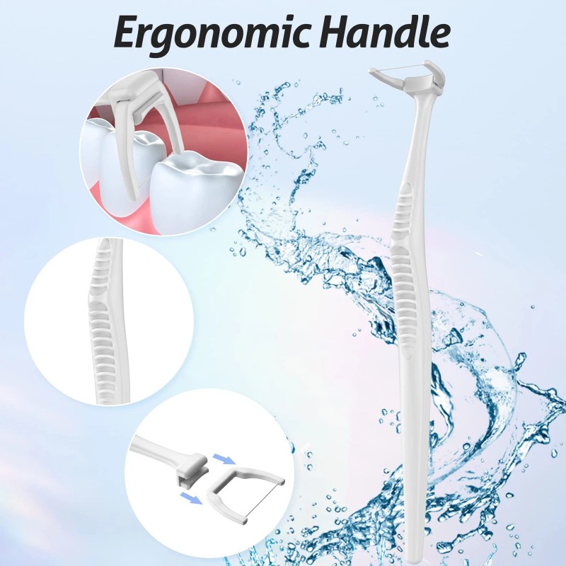Razoko Dental Floss Picks Clean Dental Flossers Kit with 2