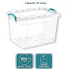 Best House | Plastic Storage Box with Clips & Lid