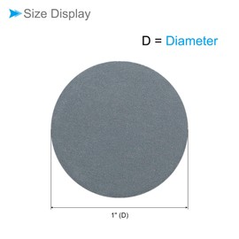 CoCud Hook & Loop Sanding Disc, 1" Dia 1200/1500/2000 Assorted Grit, No Hole Wet Dry Orbital Sandpaper Silicon Carbide - (Applications: for Wood or Metal Polishing), 30-Pieces