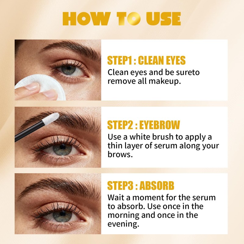 Eyebrow Growth Serum,W3W Eyebrow Enhancer for Boost Lash Growth Serum,