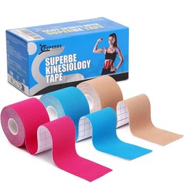 Kinesiology Tape, K Sports Tape Muscle Tape for Knee Shoulder Ankle Elbow, 5cm X 5m