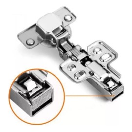 Handyhome Bisagra Cierre Suave Bidimensional Semi Curva 35mm 20 Pzas H