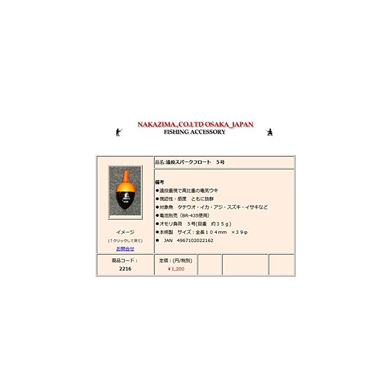 nakazima Far Throw Spark Float 5 # # # #