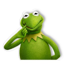 Kermit Muppets 4" Decal Sticker for Car  Truck  Laptop
