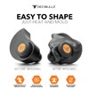 Decibullz Percussive Moldable Earplugs for Hunting & Shooting, Gun Range