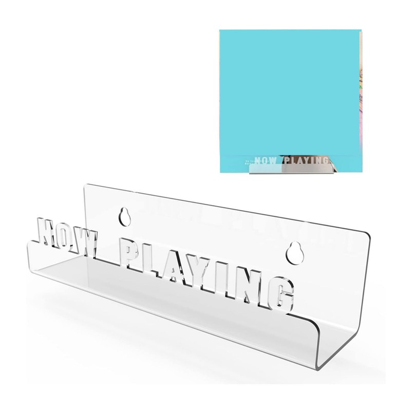 Wall Mount Record Storage Shelf Acrylic Album Record Holder Display