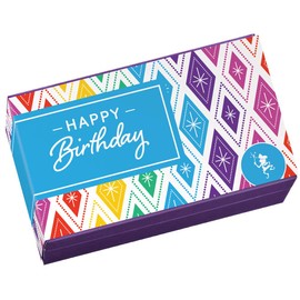 Fairytale Brownies Birthday Magic Morsel Dozen Individually Wrapped Gourmet Chocolate Food Gift Basket - 1.5 Inch x 1.5 Inch Bite-Size Brownies - 12 Pieces - Item HB412
