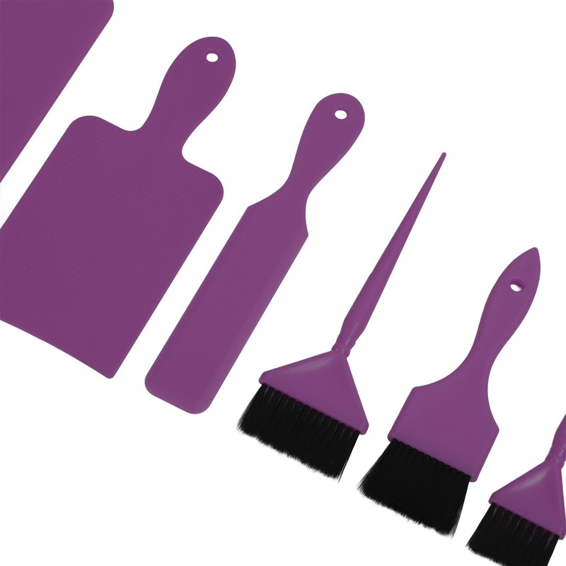 7pcs Hair Dye Tool Set Balayage Board Coloring Brush Hair