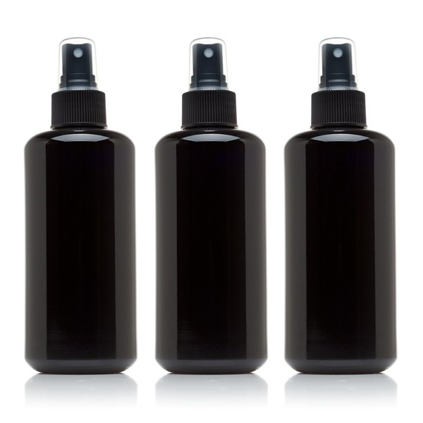 Infinity Jars 200 Ml (6.7 fl oz) Black Ultraviolet Glass