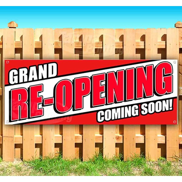 Grand Re-Opening Coming Soon! Banner 13 oz | Non-Fabric |