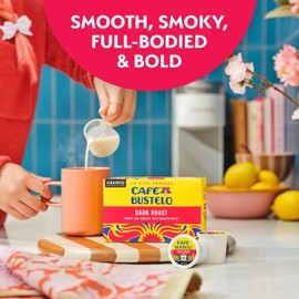 Café Bustelo Dark Roast Coffee, 10 Ct. K-Cup pods (Pack of 6)