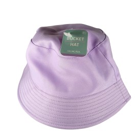 KBW Lavender Bucket Hat Adult Novelty Cap Lightweight Solid Color Summer Sun Unlined