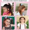12 Gomas para El Pelo con Bolitas para Niñas Pequeñas,