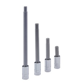 Genius Tools 208+2625 1/4" Dr. 2.5mm Hex Bit Socket