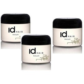 3x ID Hair Styling Paste Wax Hard Gold Super Hold 100 ml