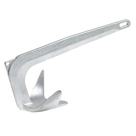 MarineNow Galvanized Bruce Style Anchor (1 kg 2.2 lb)