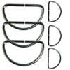 Metal D Rings 32mm Nickel Plated Split D Ring Curtain