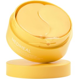 Parches para debajo de los ojos Vita Collagen, almohadillas coreanas de hidrogel para ojos con 7 vitaminas y 5 microcolágenos. Mascarilla de gel hidratante y no irritante para ojos. Tapa de sellado