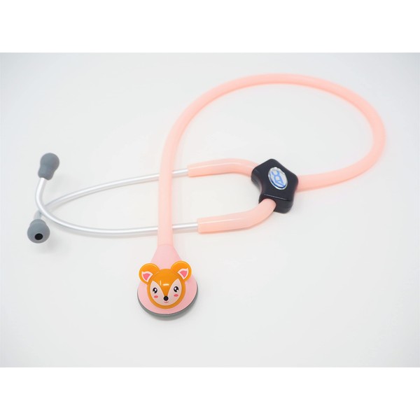 ADC(NY,USA) ADC Stethoscope AD Scope Adimals Pediatrick for Children AD718BP Baby Pink (White Deer)