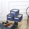6 Pcs Storage Basket Foldable Cube Fabric Bins Square Mini