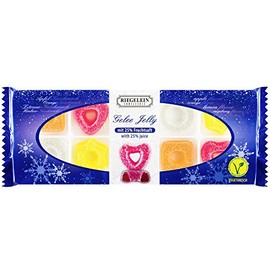 Riegelein Jelly Stars & Hearts Sugared Vegetarian Tree Decorations 150 g