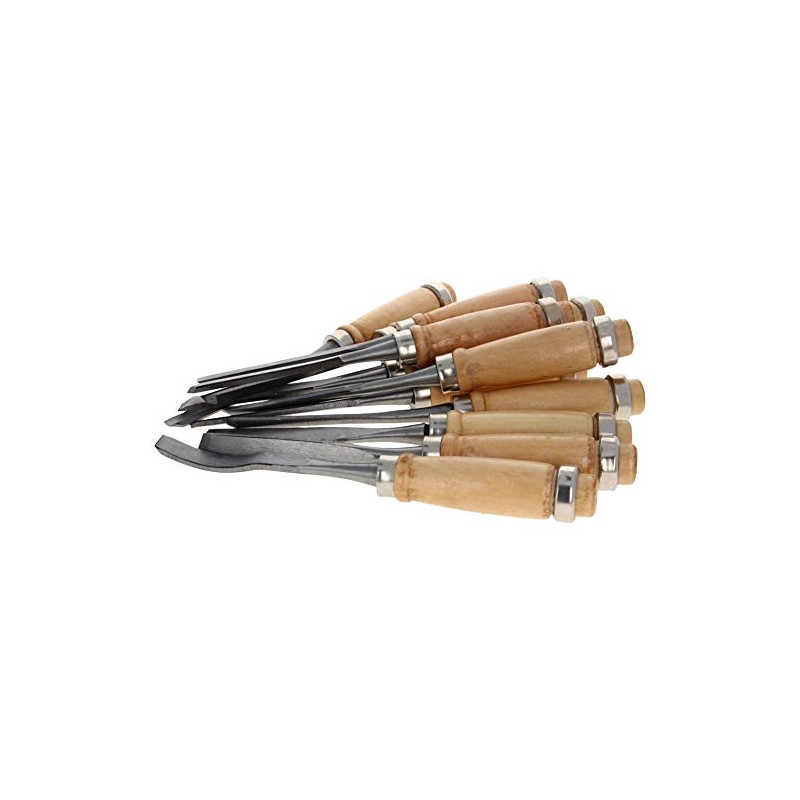 Heyiarbeit Wood Carving Tool Set Professional Woodworking Chisel Gouge Wood