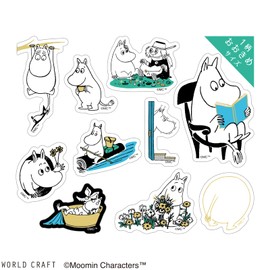 WORLD CRAFT MOKFS-001 Moomin Glitter Clear Flake Seal