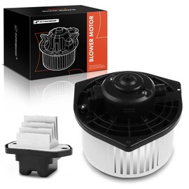 A-Premium HVAC Heater Blower Motor and Resistor Assembly Compatible with Honda, Acura Vehicles - Accord 2003-2007 Coupe, TL 2004-2008 Sedan - Front Side, Replace# JA1382, 79330S6M941, 2-PC Set