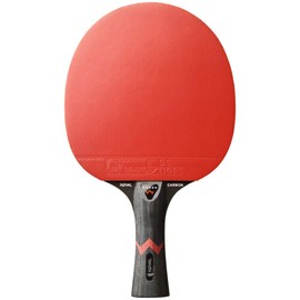 STIGA Royal Carbon 5-Star Table Tennis Racket – Professional Grade 5+2-Ply Blade with Carbon Fibre, ITTF-Approved 5-Star Rubber – Ideal for Offensive Players Seeking Maximum Speed and Spin