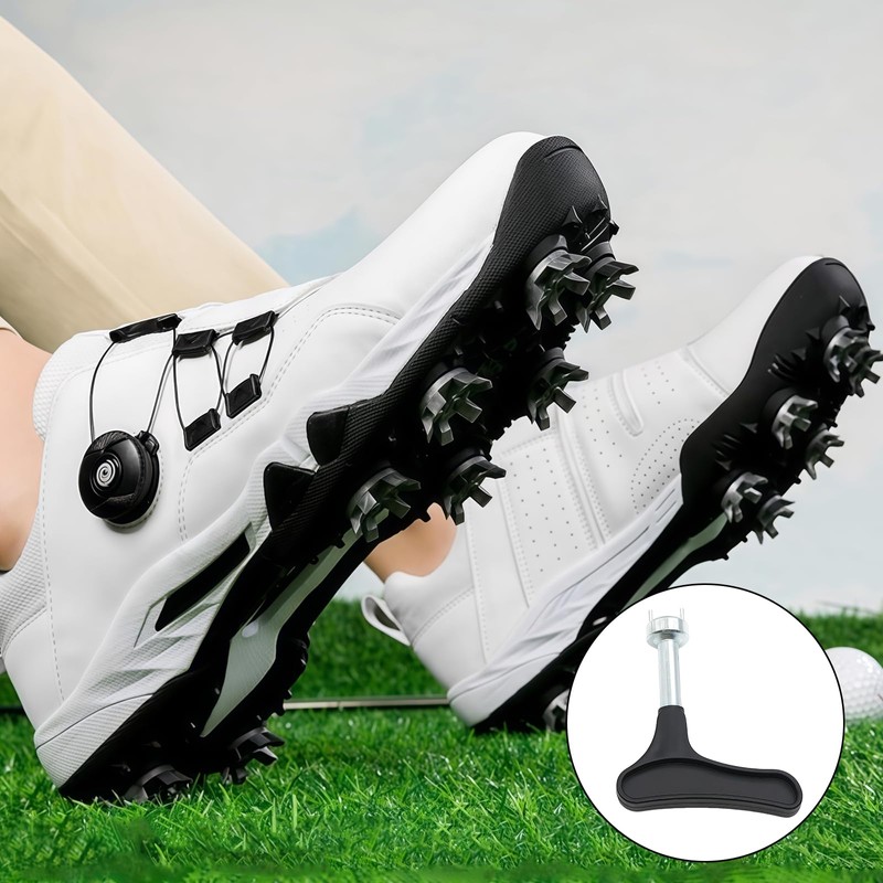 Debbery Golf Spike Removal Tool, Stainless Steel Golf Spike Wrench,