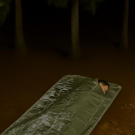 IMPASSE 4-Layer Emergency Sleeping Bag – 39"x87" – Reflective, Lightweight & Compact Thermal Survival Blanket for Camping, Hiking, Outdoors