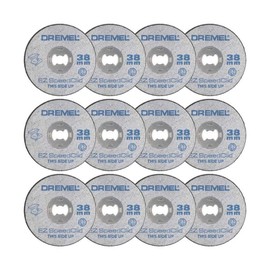 Dremel EZ SpeedClic SC456B Metal Cutting Wheel 12-pack, 12 Cutting Wheels with 38mm Cutting Diameter for Rotary Tools