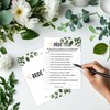 Bridal Shower Games - Greenery Engagement Party Game Cards For