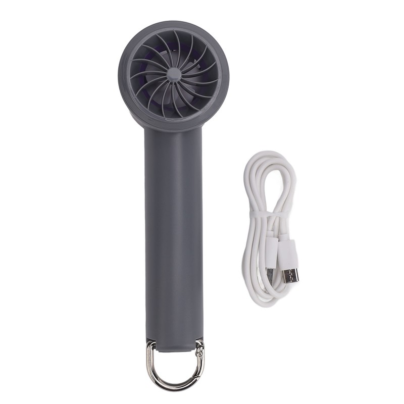Portable Handheld Turbo Fan USB Rechargeable 14000RPM 100 Speed Quiet