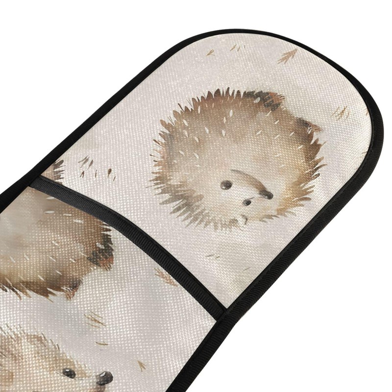 Oven Gloves Double Oven Gloves Hedgehog Forest Animals Oven Mitts