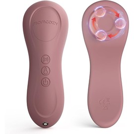 Momcozy Rolling Lactation Massager with Heat, 3-in-1 Real-Like Massage for Relieve Clogged Ducts, Breast Massager Warming for Breastfeeding, Improve Milk Flow, Dusty Rose