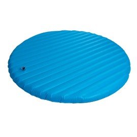 YAQSFGRZ 66" Outdoor Daybed Cushion,Round Matterss,Daybed Replacement Cushions,3" H X 66" D Circle,Upholstery Electric Inflatable Cushion, Pool Hammock, Camping Moisture-Proof Insulation Mat (Blue)