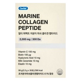 Sebitol Multi Perfect Low Molecular Fish Collagen Peptide 3.3g x 30 packets, 1 month supply / 세비톨 멀티 퍼펙트 저분자 피쉬 콜라겐 펩타이드 3.3g x 30포 1개월분
