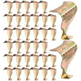 Seimneire 36 Pcs Metal Picture Rail Hooks Molding Hooks, S Shaped Hanging Hooks Photo Frame Hanger, Picture Rail Hangers Photo Hanger Hook (Colorful, 2.09 Inch x 1.3 Inch)