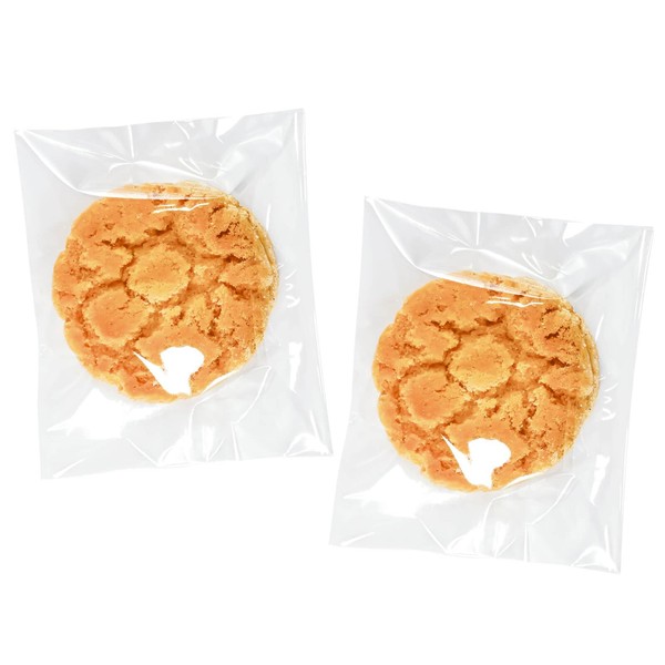 Cherodada 3"x 3", Clear Self Sealing Cellophane Bags for Gift
