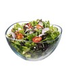 Glass Serving Bowl, 63.5 Ounce, Beautiful Wavy Design, Thick, Durable