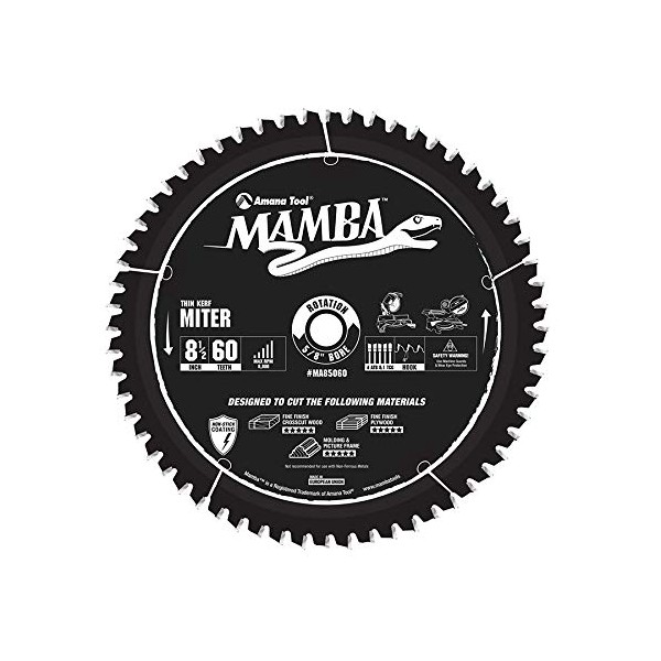 MAMBA - by Amana Tool, Sliding Comp Miter 8-1/2" x