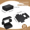uxcell 60Pcs Kraft Soap Boxes, 3.3" x 2.4" x 1.2"