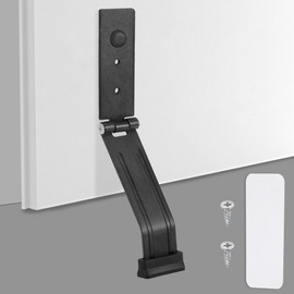 Door Stop, One Touch Stainless Steel Door Stop, Kickdown Door Stop Floor Heavy with Rubber Tip E Magnets, No Drilling, for Indoor Outdoor Door Balcony Doors, Office, Garage, Bedroom