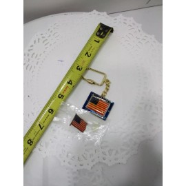 United States Of America Keychain And Pin