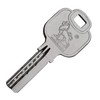 3x Knob Cylinder KSN 60 mm 30/30 Keyed Alike Including